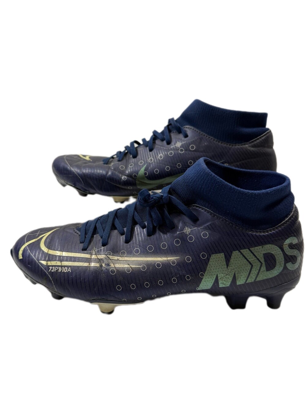 Nike Mercurial Super Fly 7 Academy Cleats Navy Blue MDS BQ5427-401 Mens Size 7